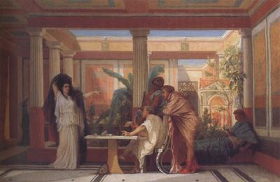 Alma-Tadema, Sir Lawrence Gustave Boulanger,The Rehearsal in the House of the Tragic Poet (mk23) France oil painting art